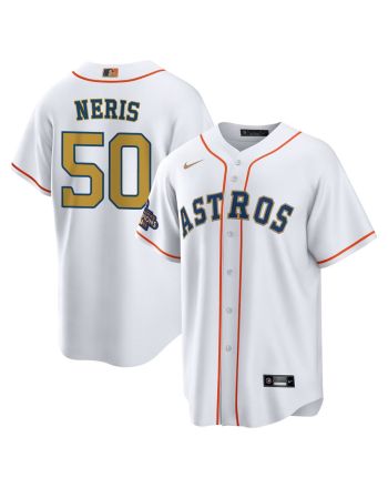 Hector Neris 50 Houston Astros 2023 Men Jersey - White/Gold