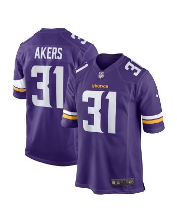 Cam Akers 31 Minnesota Vikings Men Game Jersey - Purple