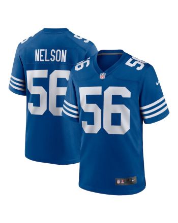 Quenton Nelson 56 Indianapolis Colts Men Alternate Team Game Jersey - Royal