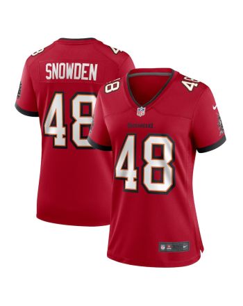 Charles Snowden 48 Tampa Bay Buccaneers Women's Home Game Player Jersey - Red