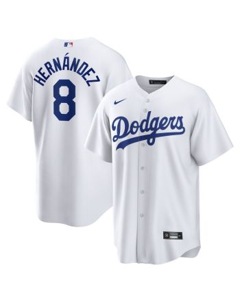 Enrique Hernandez 8 Los Angeles Dodgers Home Men Jersey - White