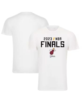 Miami Heat Champions 2023 NBA Finals Bingham T-Shirt - White