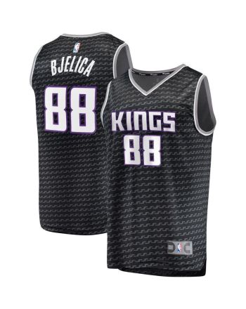 Nemanja Bjelica Sacramento Kings Fast Break Player Jersey - Statement Edition - Black