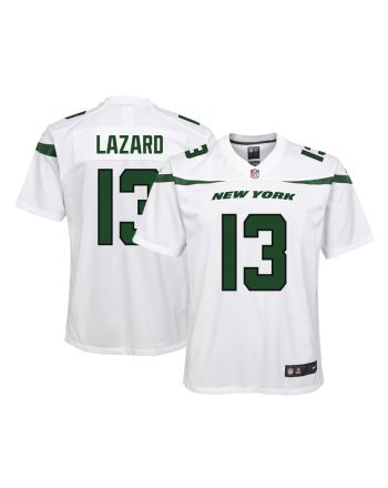 Allen Lazard 13 New York Jets Youth Game Jersey - White