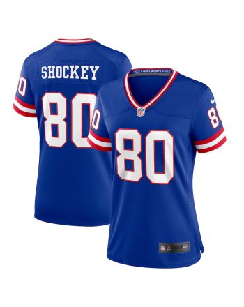 Jeremy Shockey New York Giants Women's Classic Retired Player Game Jersey - Royal