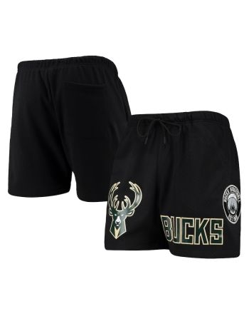 Milwaukee Bucks Black Mesh Capsule Shorts - Men