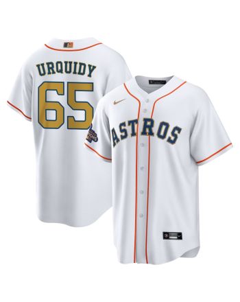 José Urquidy 65 Houston Astros 2023 Men Jersey - White/Gold