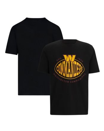 Washington Commanders Est.1932 Trap T-Shirt - Black