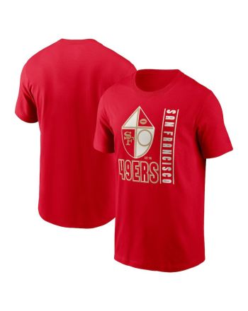 San Francisco 49ers Lockup Essential T-Shirt - Scarlet