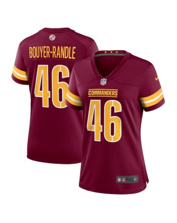 Brandon Bouyer-Randle 46 Washington Commanders Game Women Jersey - Burgundy