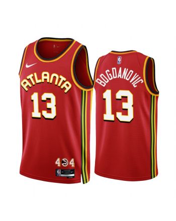 Bogdan Bogdanovic 13 2022-23 Atlanta Hawks Red Icon Edition Jersey