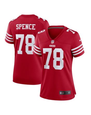 Akeem Spence San Francisco 49ers Women's Game Player Jersey - Scarlet