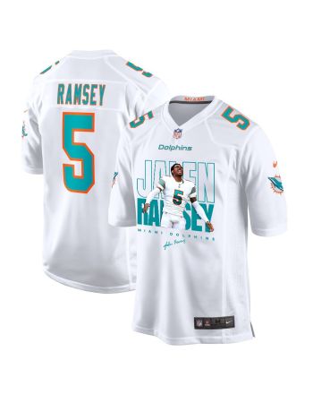 Jalen Ramsey 5 Signed Miami Dolphins Game Men Jersey - White