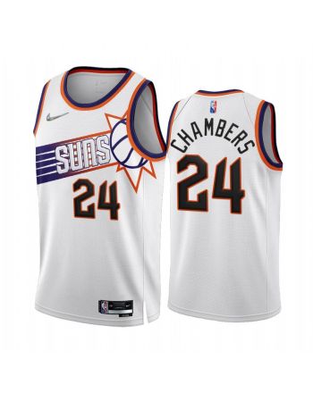 Tom Chambers Phoenix Suns 2022-23 White 24 Association Edition Jersey 75th - Men