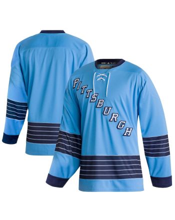 Pittsburgh Penguins Team Classics Blank Men Jersey - Light Blue