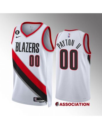 Portland Trail Blazers Gary Payton II 00 2022-23 Association Edition White Jersey Swingman