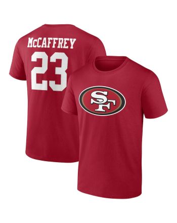 Christian McCaffrey 23 San Francisco 49ers Unisex T-Shirt - Scarlet