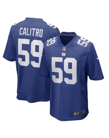 Austin Calitro New York Giants Game Player Jersey - Royal