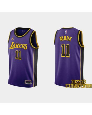 Los Angeles Lakers Malik Monk 11 Purple 2022-23 Statement Edition Men Jersey