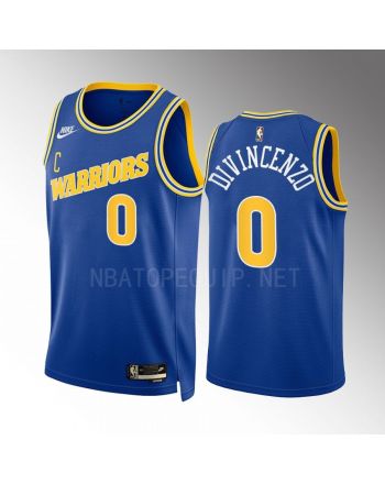 Golden State Warriors Donte DiVincenzo 0 2022-23 Classic Edition Royal Jersey