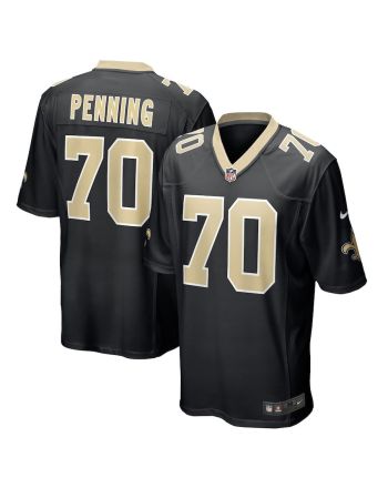 Trevor Penning New Orleans Saints Game Player Jersey - Black