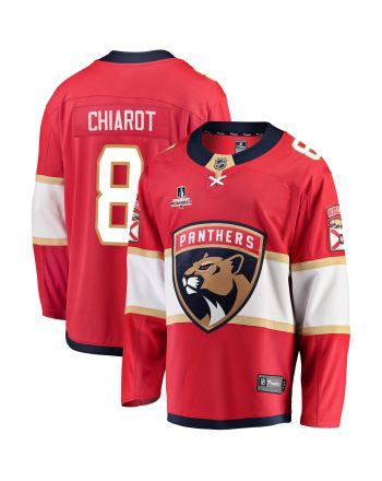 Florida Panthers Ben Chiarot 8 Home 2023 Stanley Cup Playoffs Breakaway Men Jersey - Red