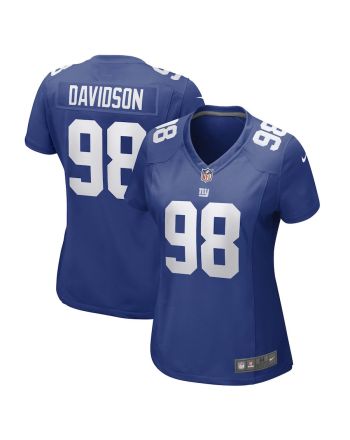 D.J. Davidson New York Giants Women's Game Player Jersey - Royal