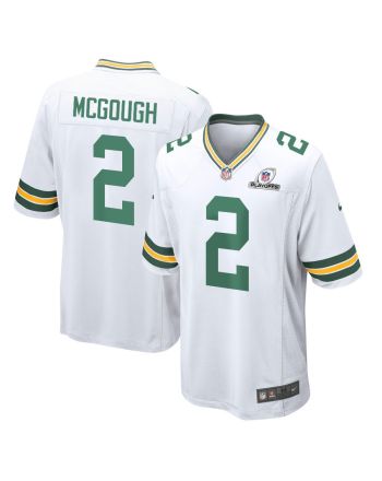 Alex McGough 2 Green Bay Packers 2023 Playoffs Patch Game Men Jersey - White