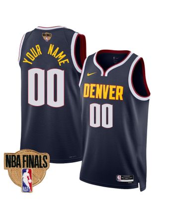 Custom 00 Denver Nuggets Final Champions 2023 Swingman YOUTH Jersey - Black