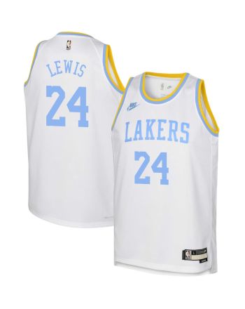 Maxwell Lewis Los Angeles Lakers 2022-23 Classic Edition White Men Jersey