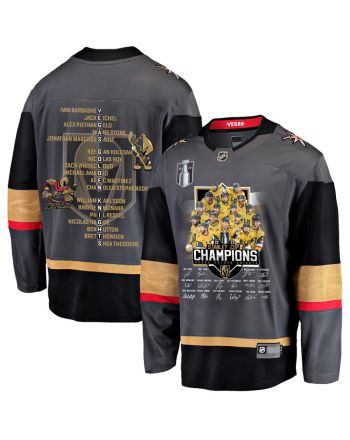 Vegas Golden Knights Celebrating Vegas' Championship 2023 Stanley Cup Men Jersey - Black