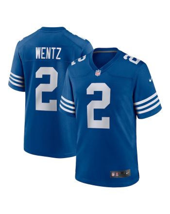 Carson Wentz 2 Indianapolis Colts Men Alternate Team Game Jersey - Royal