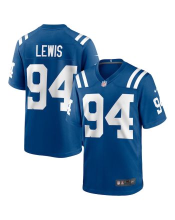 Tyquan Lewis 94 Indianapolis Colts Men Game Jersey - Royal