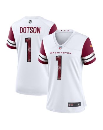 Jahan Dotson 1 Washington Commanders Women Game Jersey - White