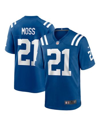 Zack Moss Indianapolis Colts Game Player Jersey - Royal