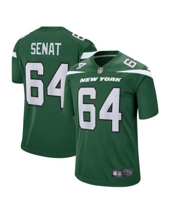 Greg Senat New York Jets Game Player Jersey - Gotham Green