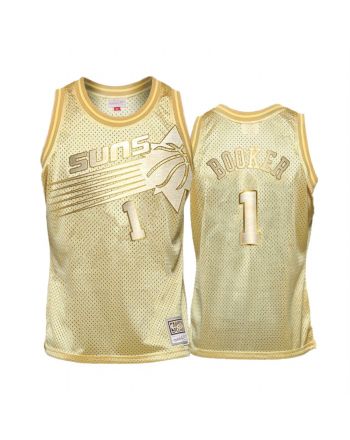 Devin Booker 1 Phoenix Suns Golden HWC Limited Jersey