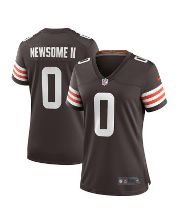 Greg Newsome II 0 Cleveland Browns Women's Team Game Jersey - Brown