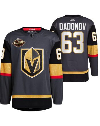 Men Vegas Golden Knights 63 Evgenii Dadonov Alternate Primegreen Black Jersey 2023 All-Star Jersey