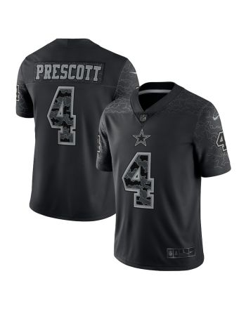 Dak Prescott 4 Dallas Cowboys RFLCTV Limited Jersey - Black