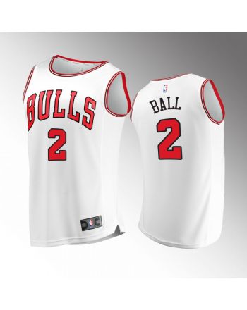 Chicago Bulls 2 Lonzo Ball Association Jersey 2022-23 White