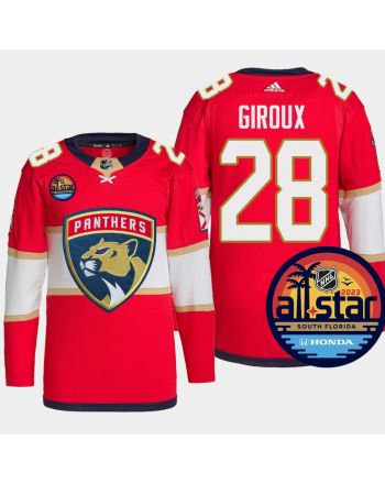 Claude Giroux 28 Florida Panthers Red Jersey 2023 NHL All-Star