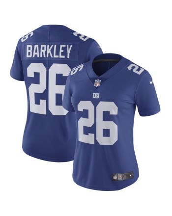 Saquon Barkley 26 New York Giants Women's Vapor Untouchable Limited Jersey - Royal