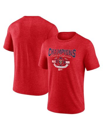 Florida Panthers 2023 Eastern Conference Champions Icing Tri-Blend T-Shirt - Heather Red