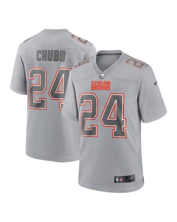 Nick Chubb Cleveland Browns Atmosphere Fashion Game Jersey - Gray