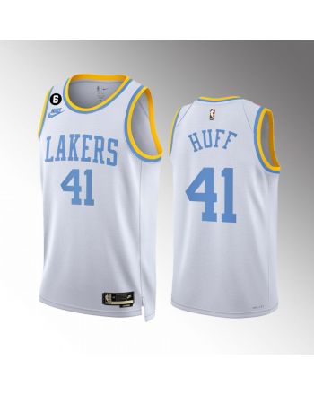 Los Angeles Lakers Jay Huff 41 2022-23 Classic Edition White Men Jersey Swingman