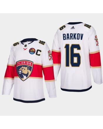 Aleksander Barkov 16 Florida Panthers 2023 All-Star Patch Away White Jersey