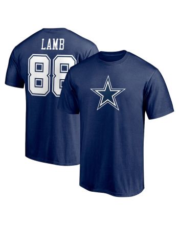 CeeDee Lamb 88 Dallas Cowboys Unisex T-Shirt - Navy