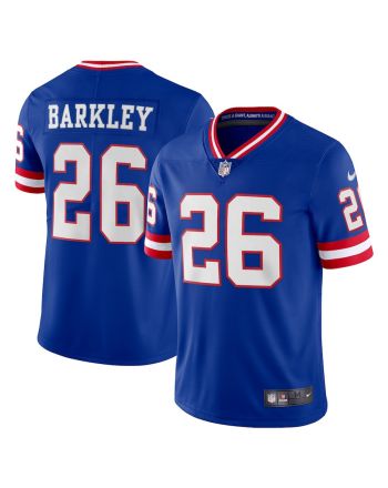 Saquon Barkley 26 New York Giants Classic Vapor Limited Player Jersey - Royal