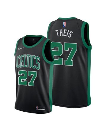 Daniel Theis 27 Boston Celtics Statement Edition Black Jersey 2022 Trade - Men Jersey